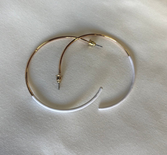 Color Block Hoops