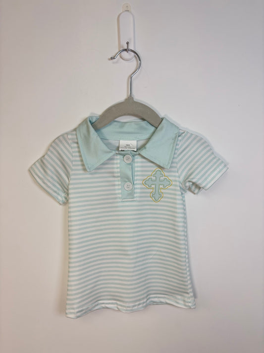 Cross Little Boy Polo Shirt