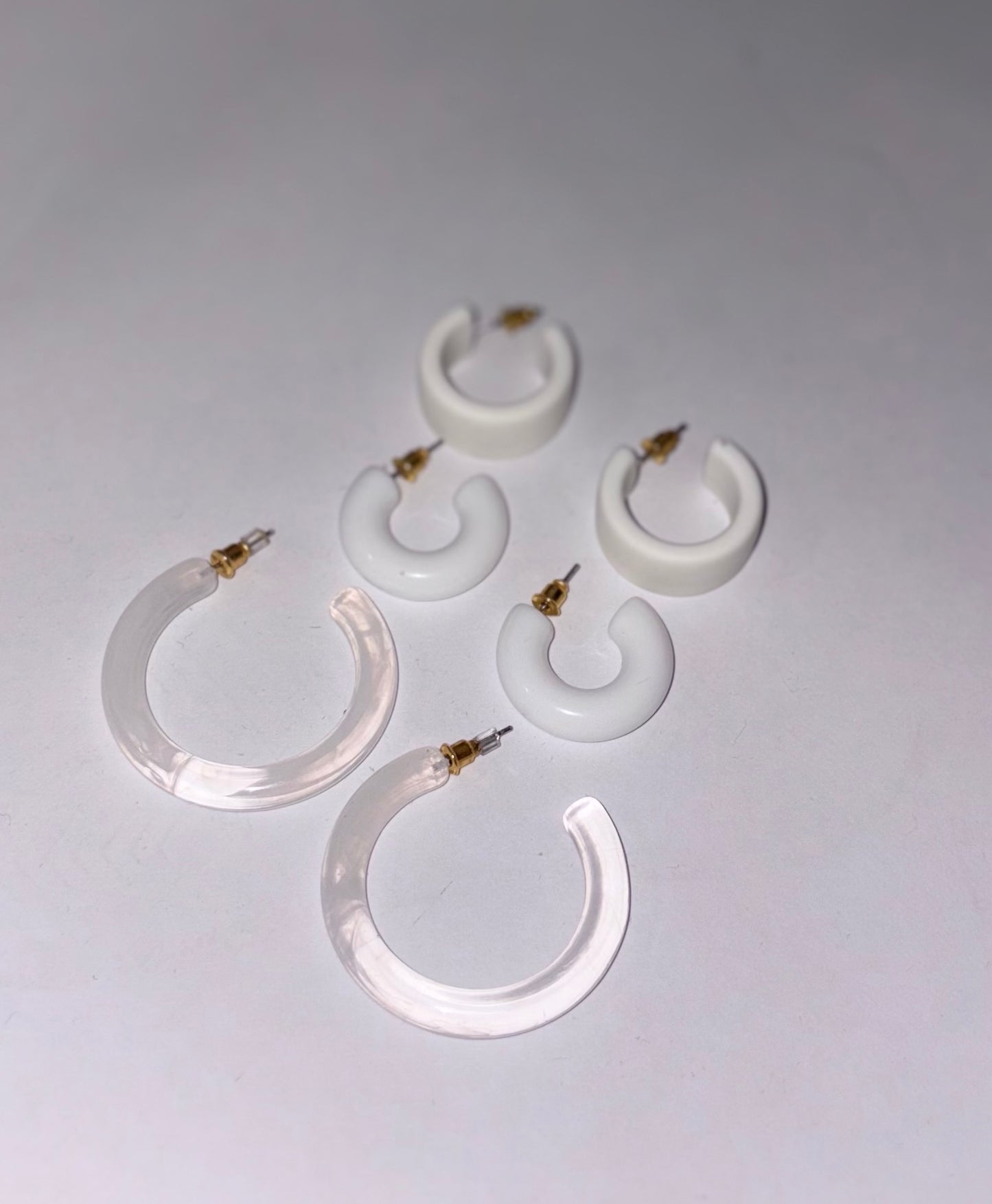 Acrylic set of Hoops