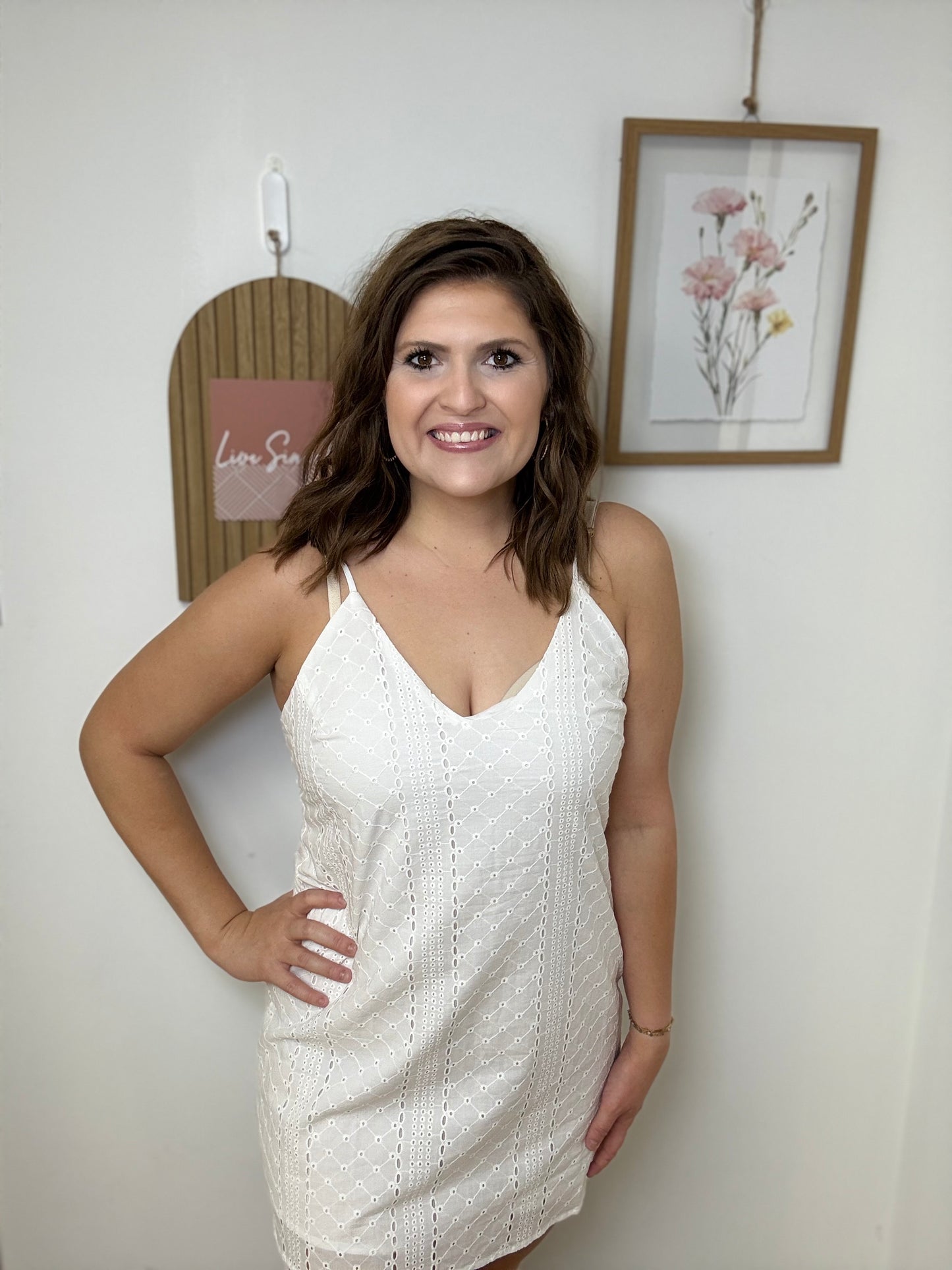 White mini Dress