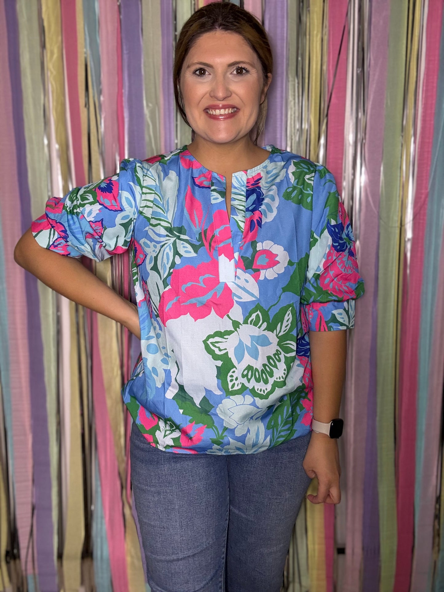Flirting with Florals Top