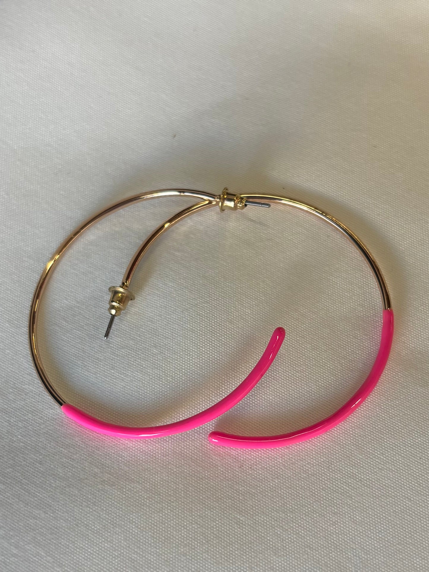 Color Block Hoops