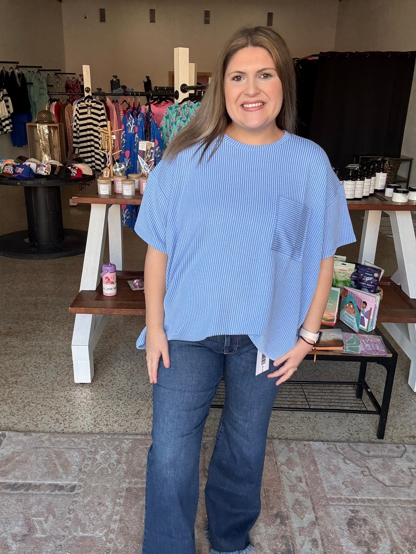 Spring Pop Curvy Top