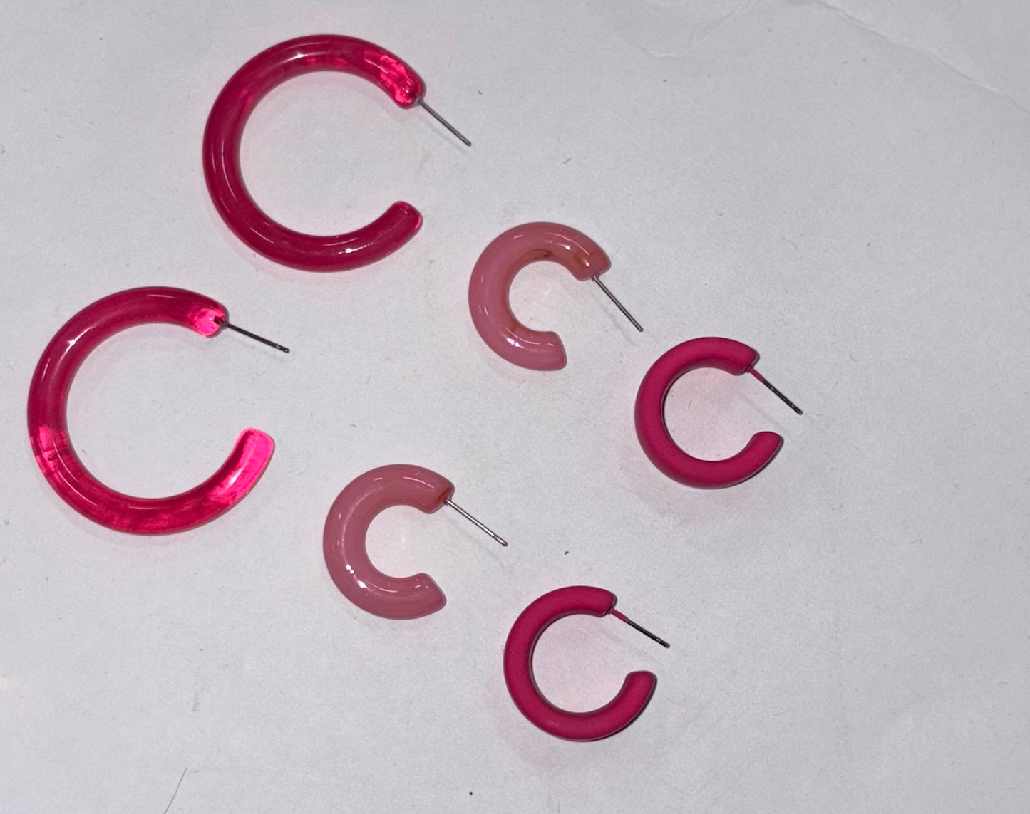 Acrylic set of Hoops