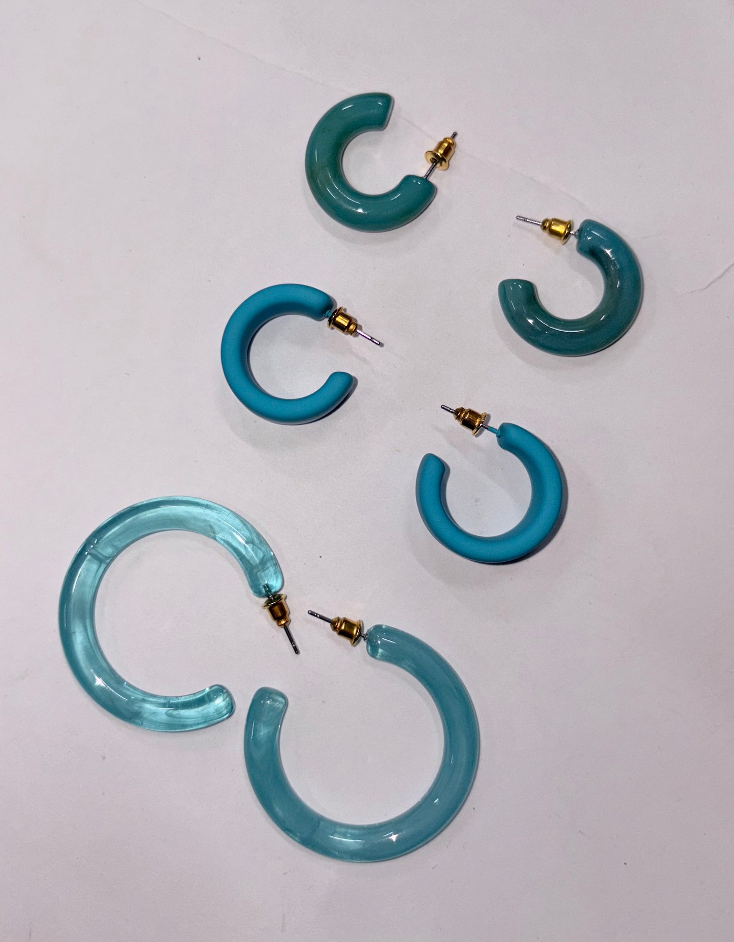 Acrylic set of Hoops