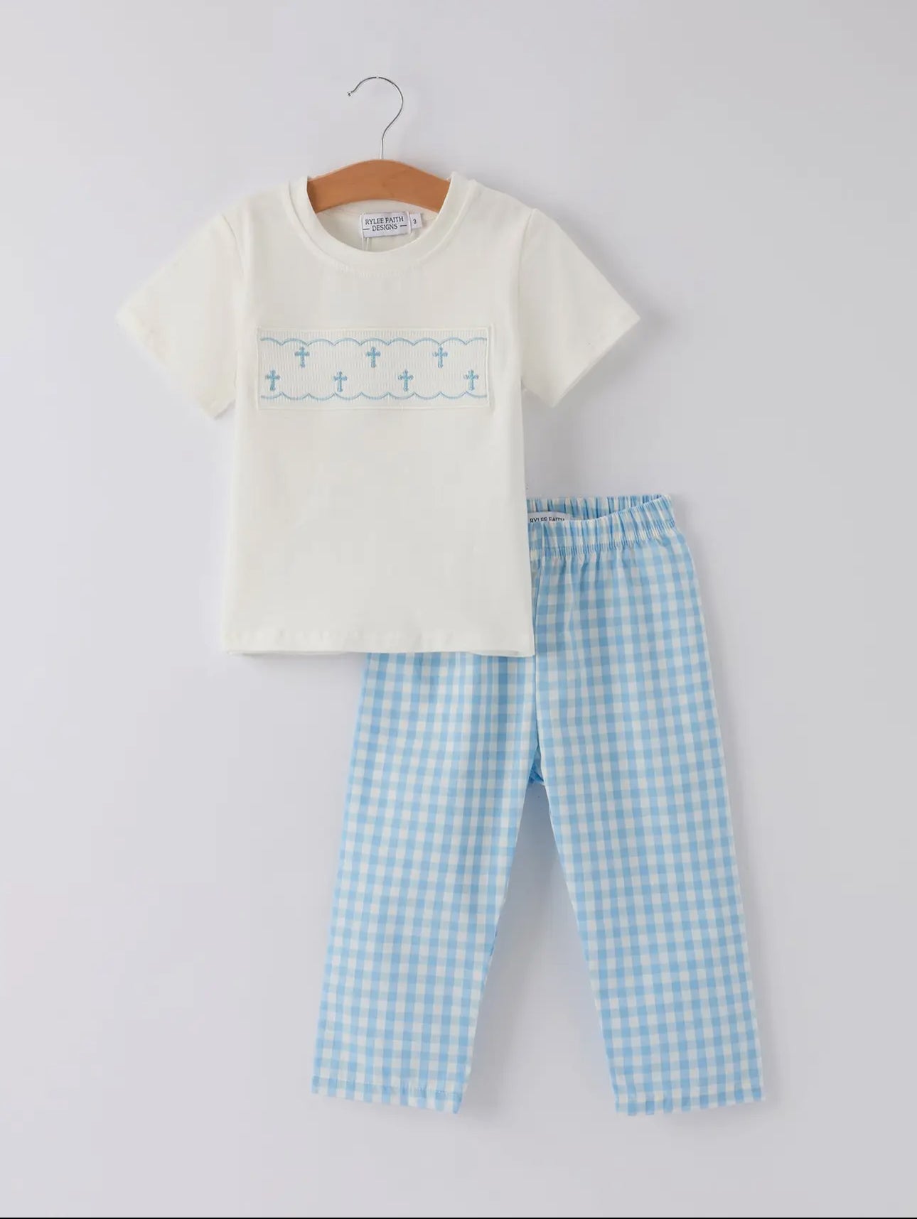 Blue Cross Boy Set