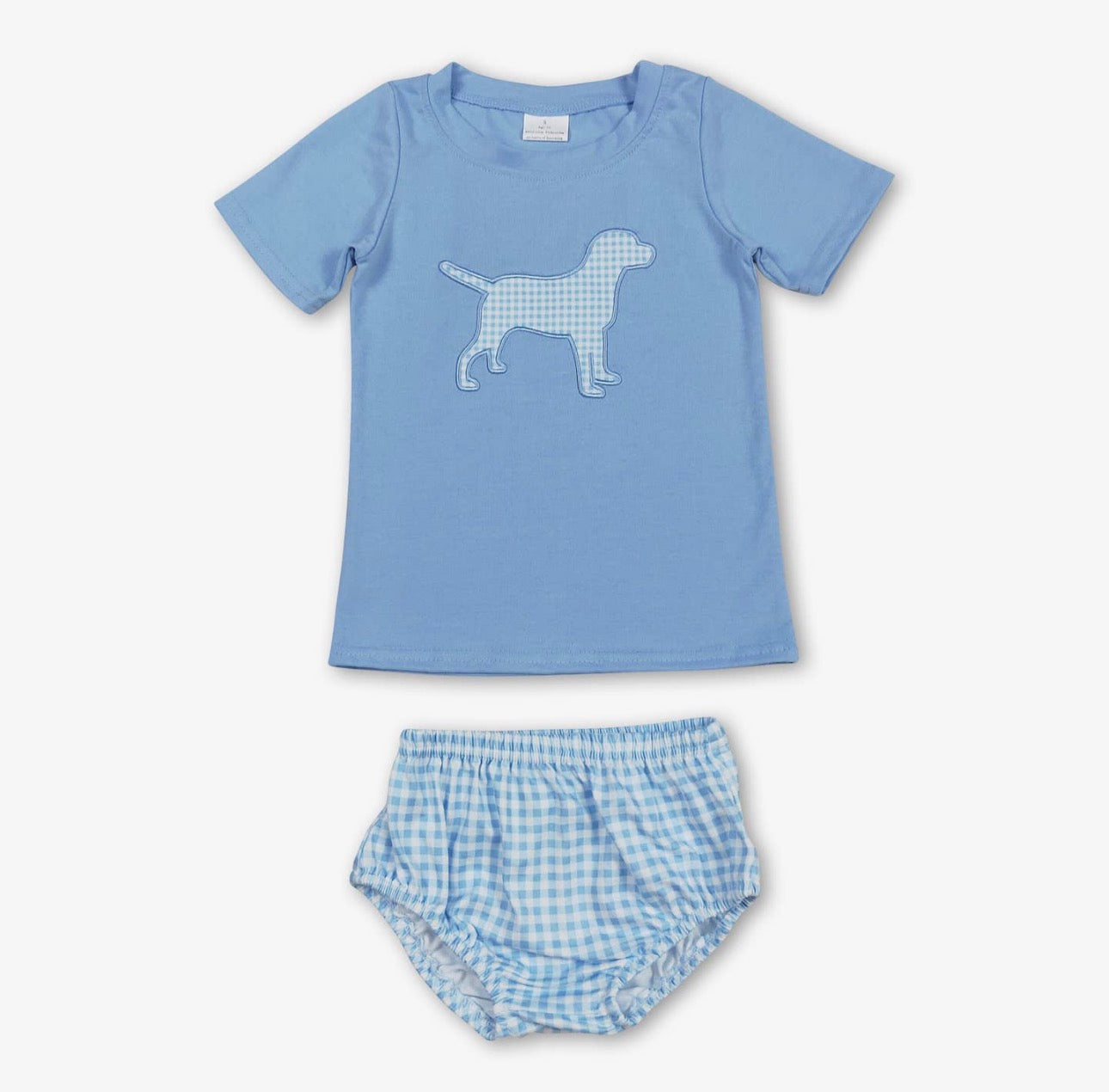 Blue Dog diaper set