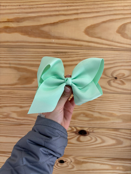 Pastel Green Hair Bow