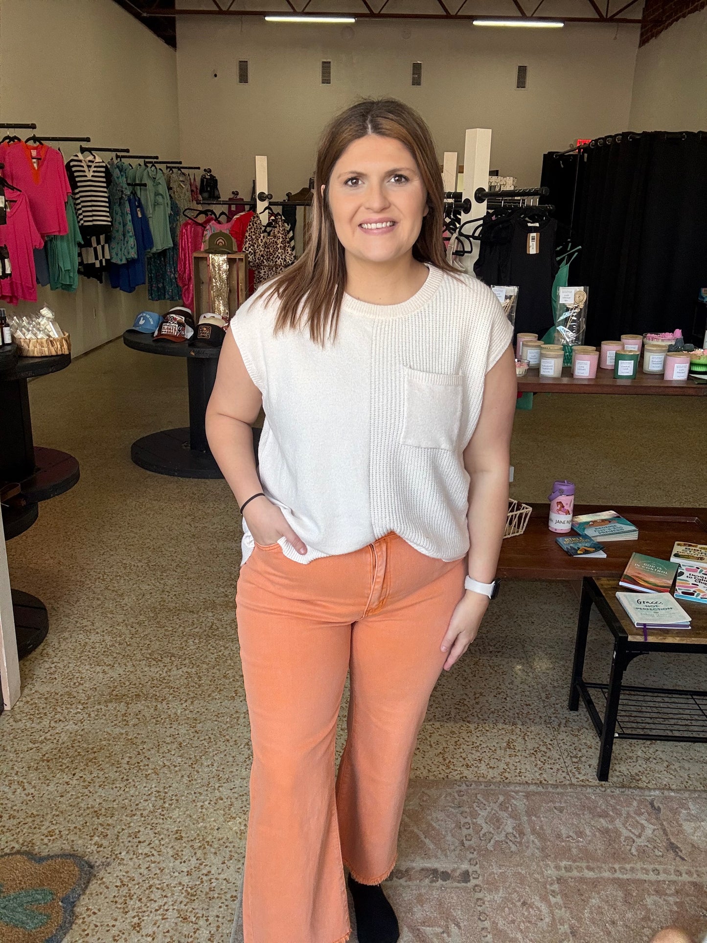 Sunshine Orange Denim