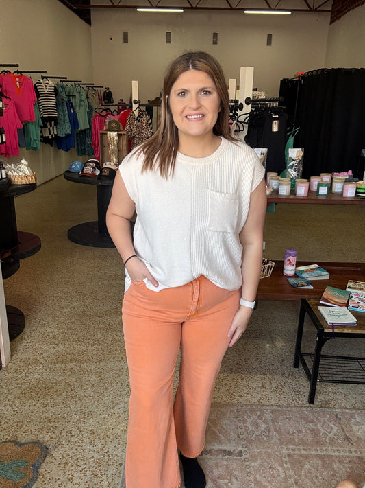 Sunshine Orange Denim