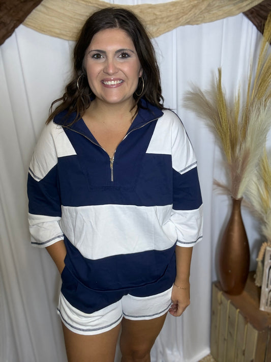Navy Lane Set