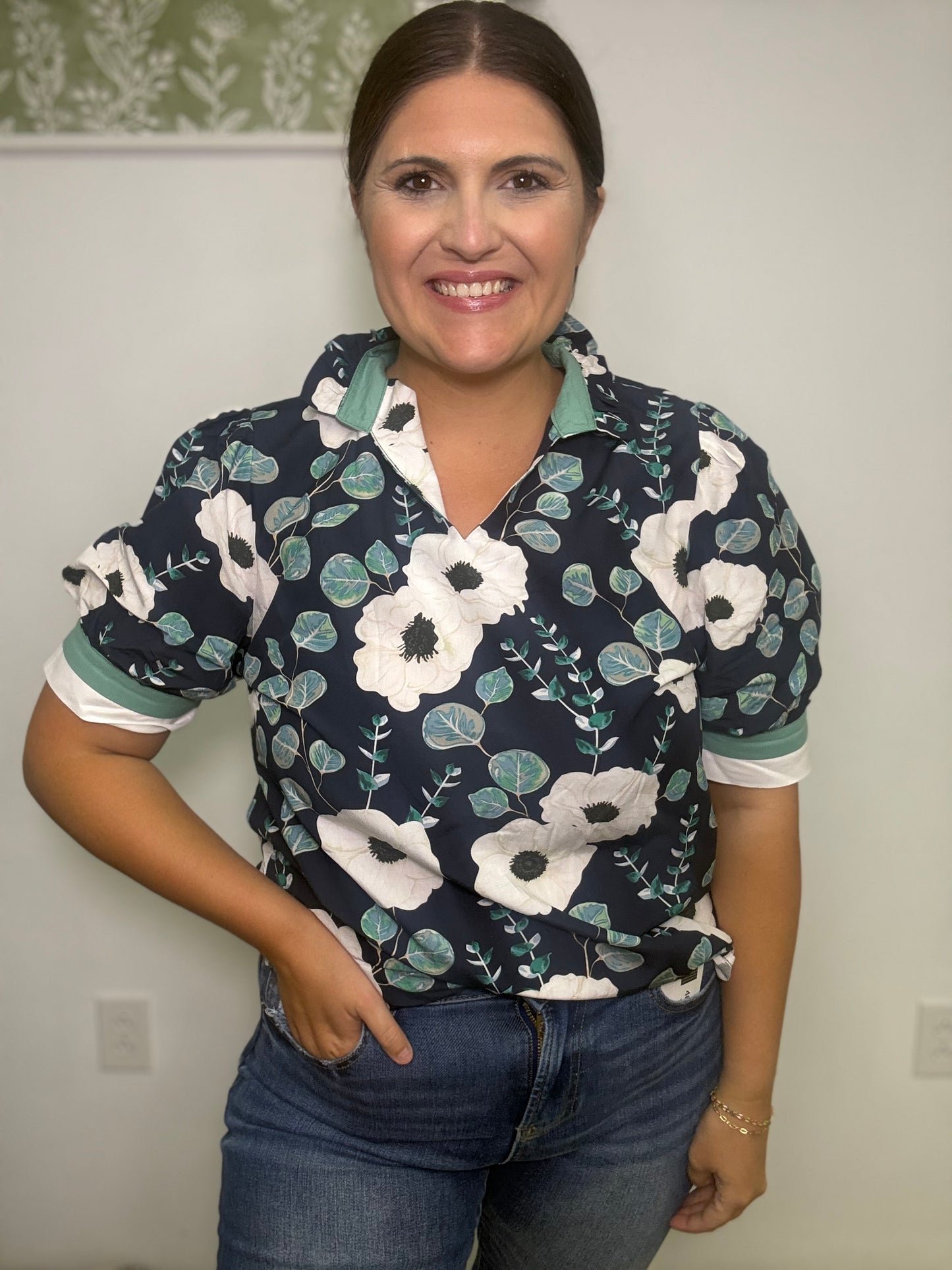 Blue Ridge Bloom Top