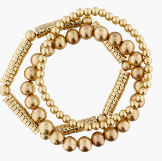 Gold Matte Gold Bracelet