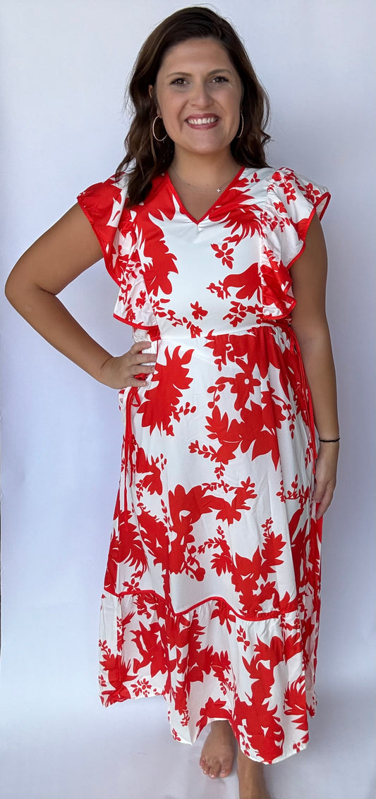 Late Summer Bloom Maxi Dress
