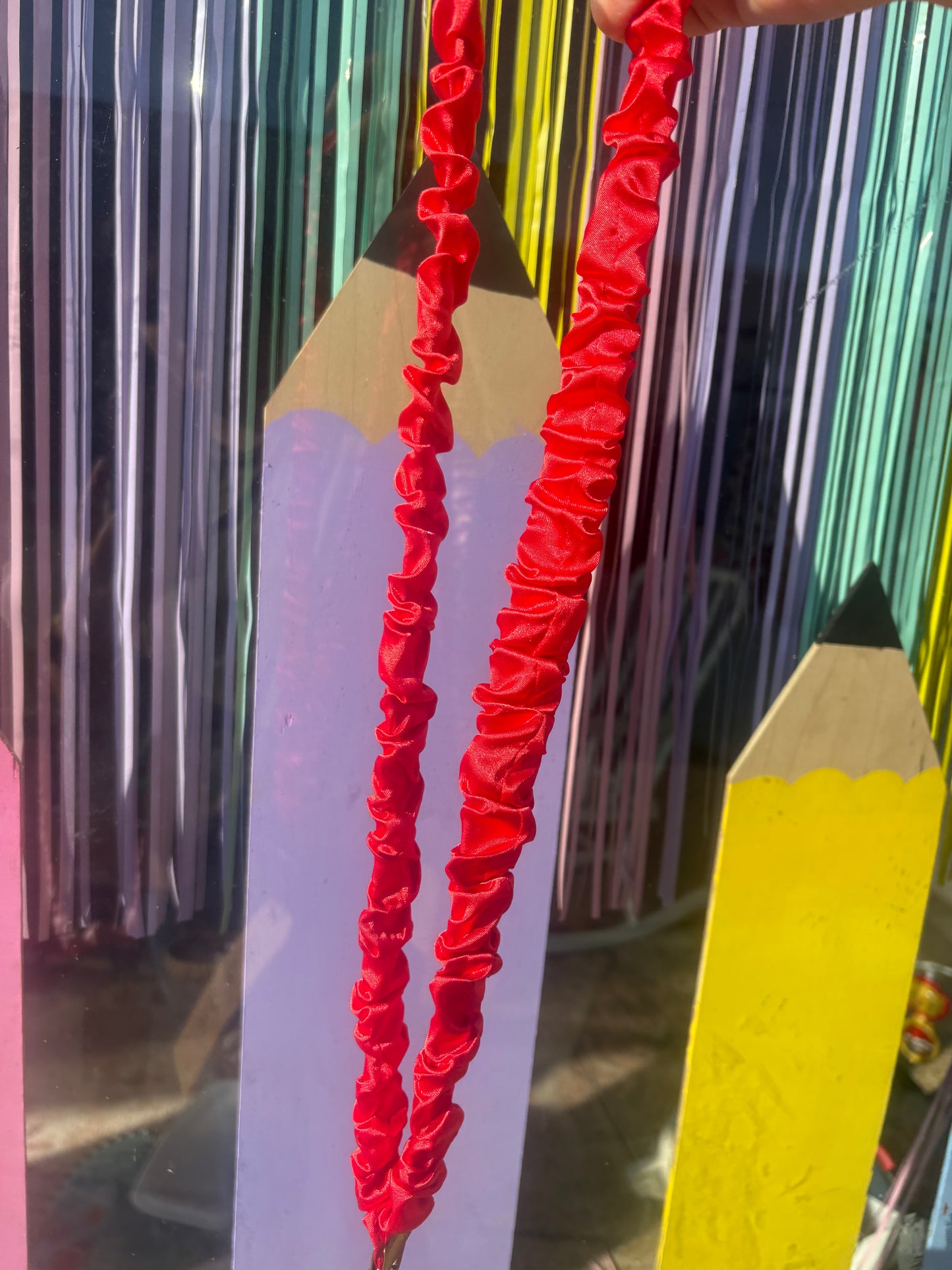 Scrunchie lanyards