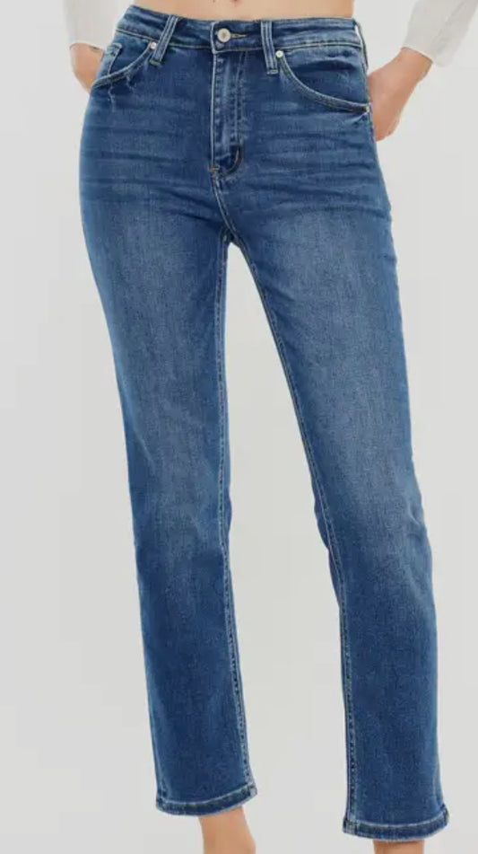 Kancan Med Slim Straight Jeans