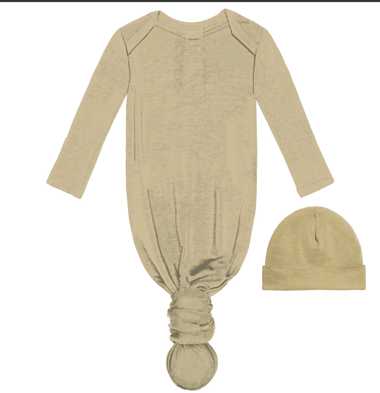 Infant Gown and Beanie Set