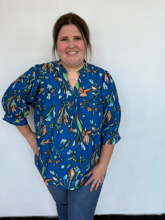 Pumpkin Patch Petals Top