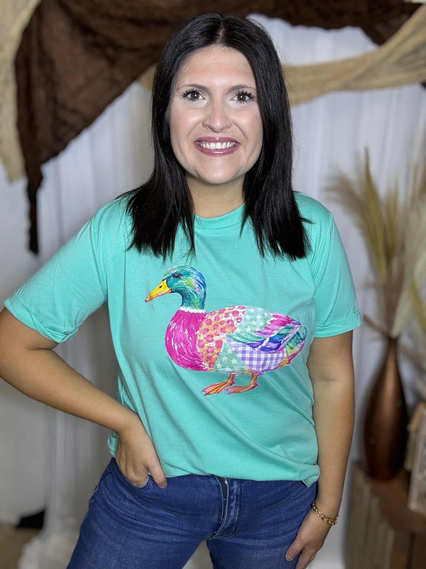 Vibrant and Duck Tee