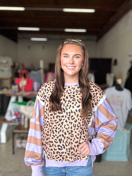 Wild Side Stripes Pullover