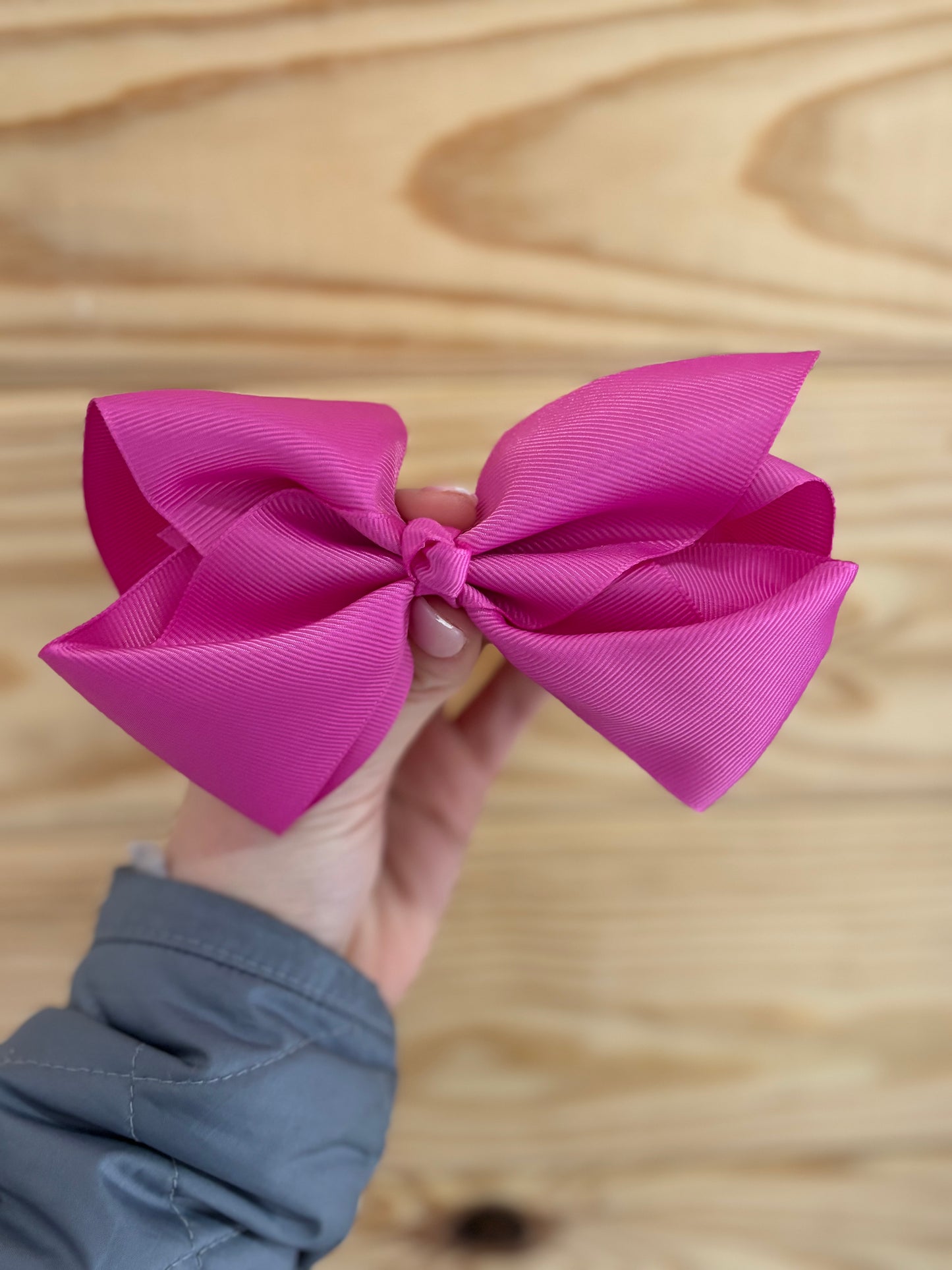 Bright Purple Hair Bow