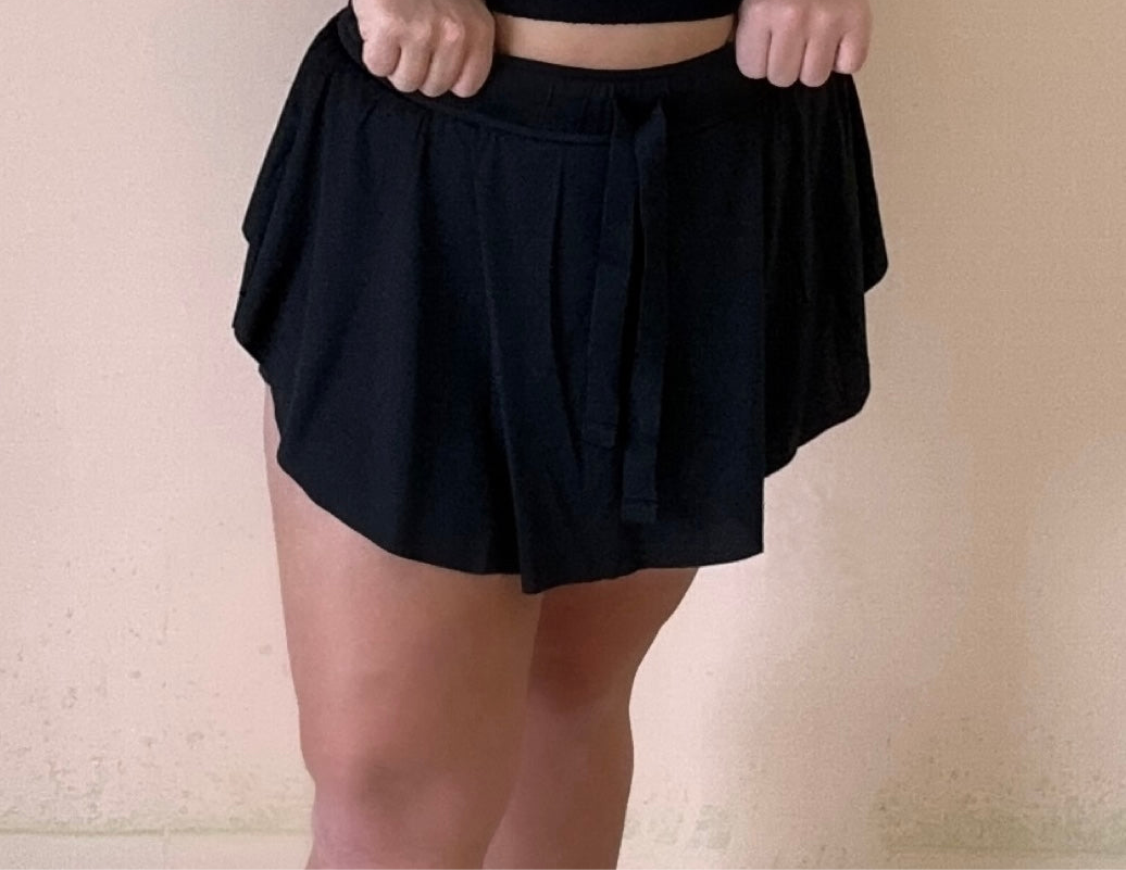 Zenana Ruffle Hem Tennis Skirt