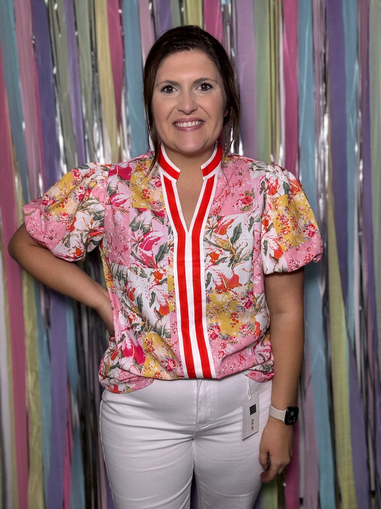 Rosy Garden Top