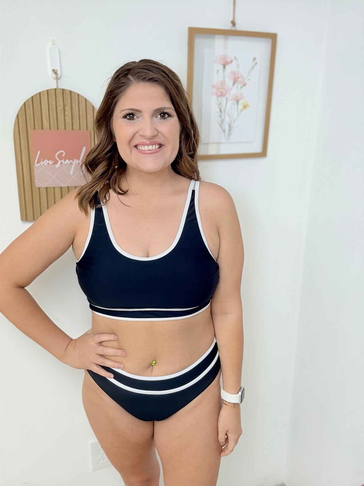 Classic Black Swimsuit Bottoms
