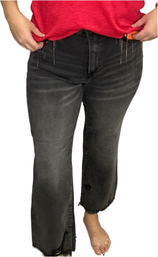 Dark Grey Risen Jeans