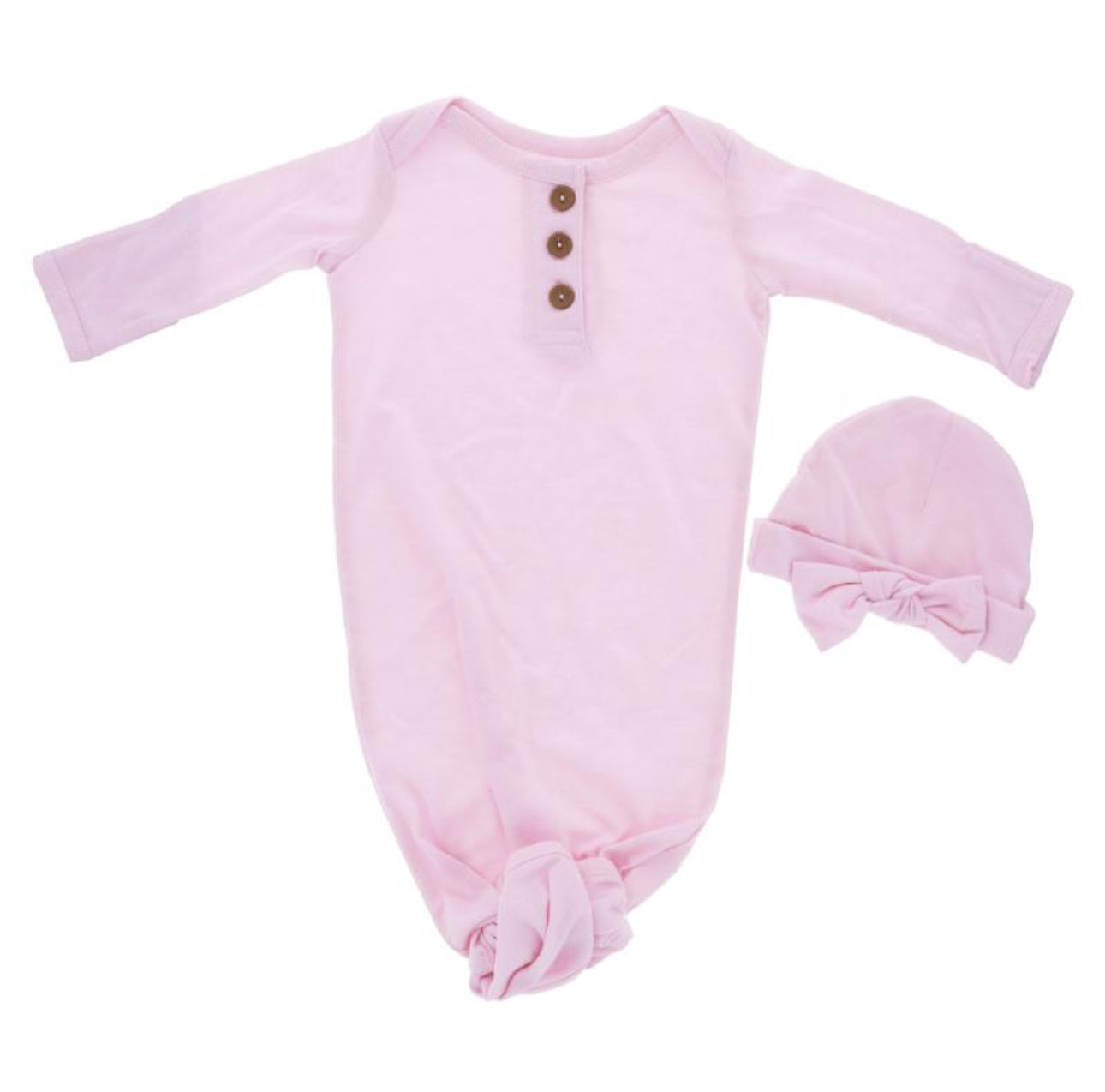 Infant Gown and Beanie Set