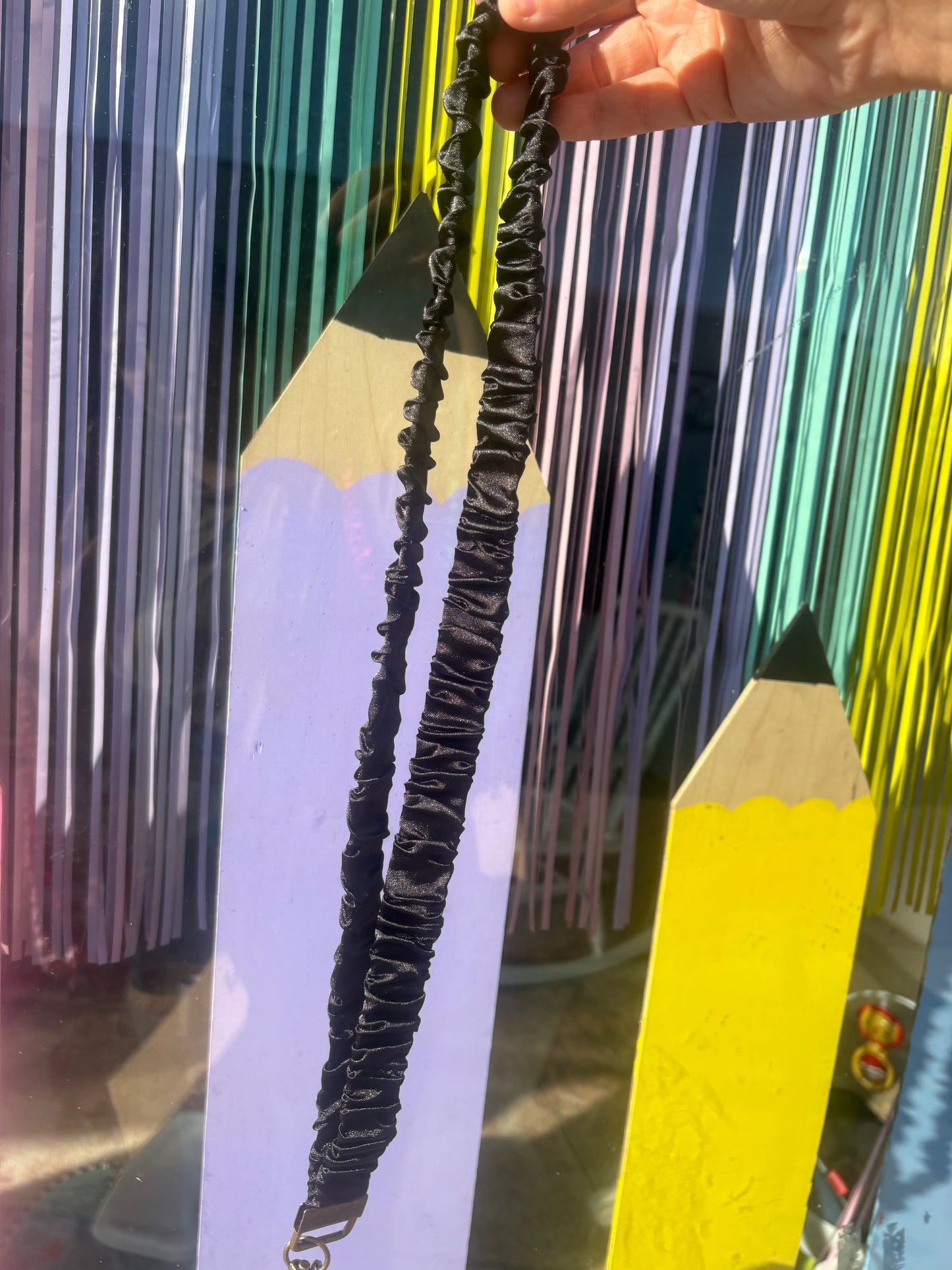Scrunchie lanyards