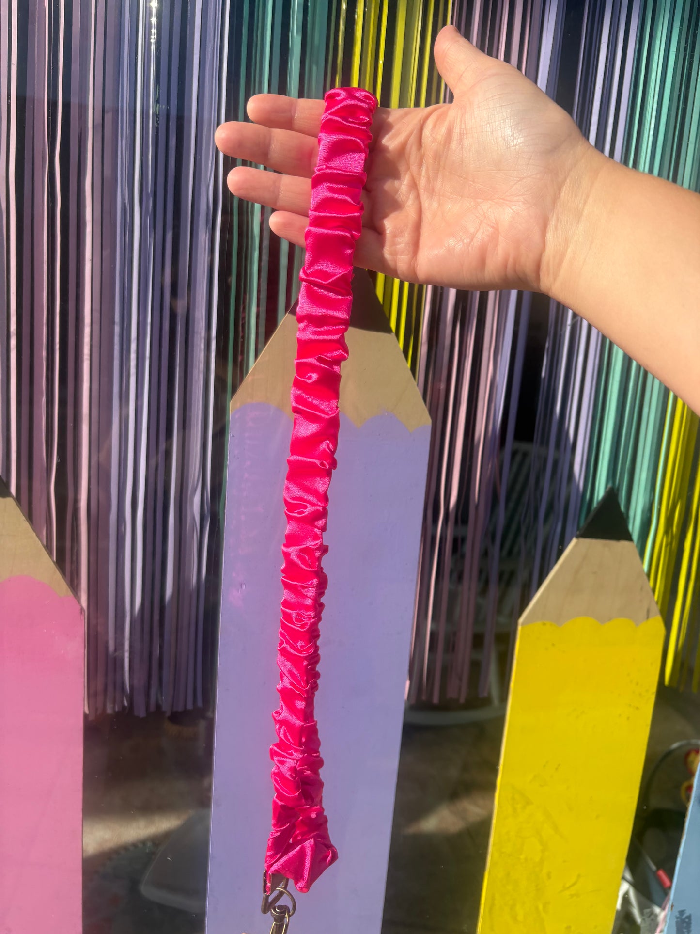 Scrunchie lanyards