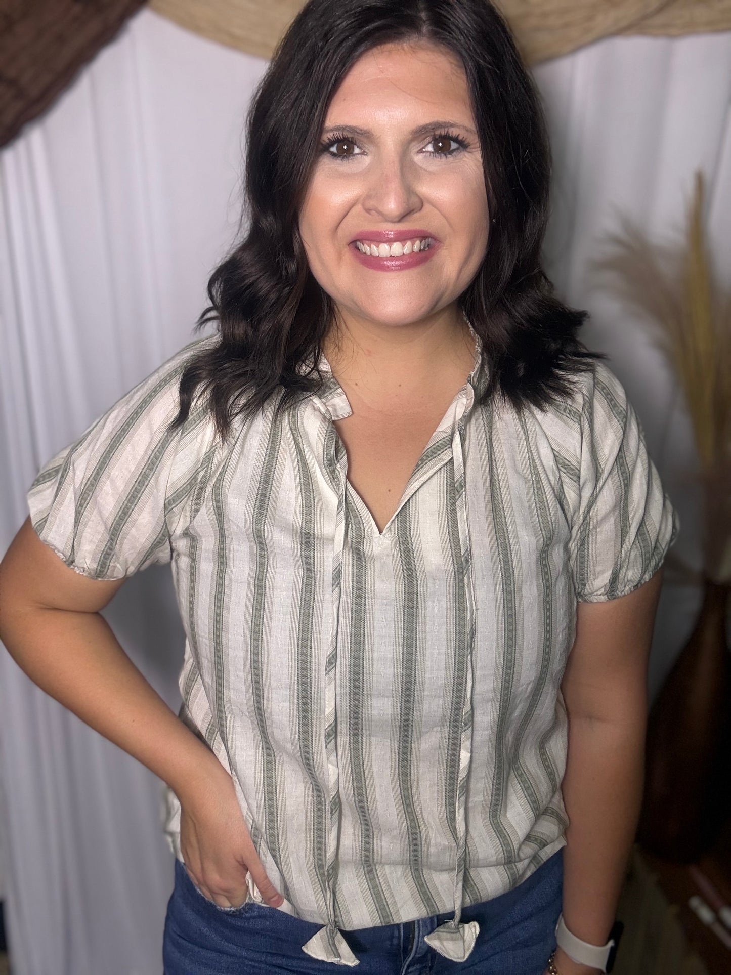 Soft Stripe Top