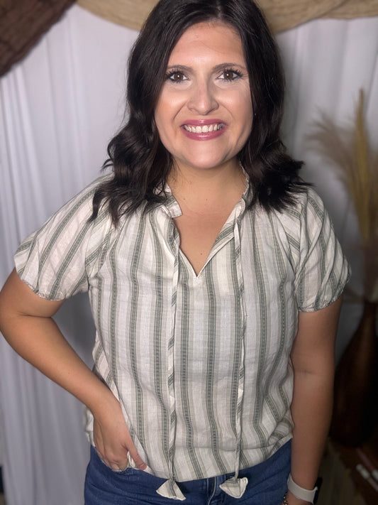 Soft Stripe Top
