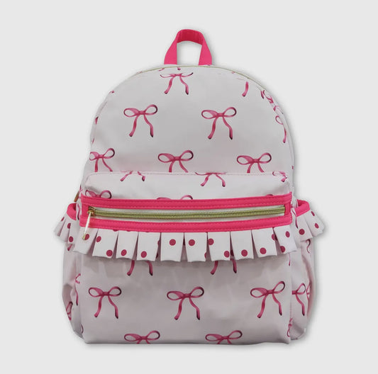 Pink Bow Bookbag