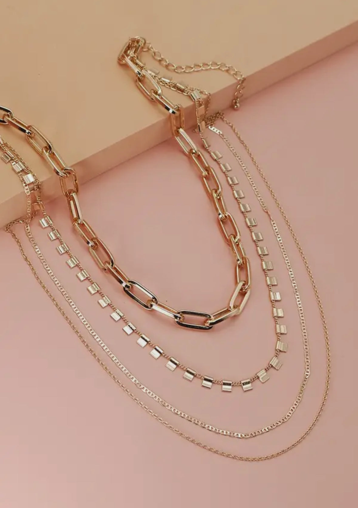 Chain Link Gold Necklace