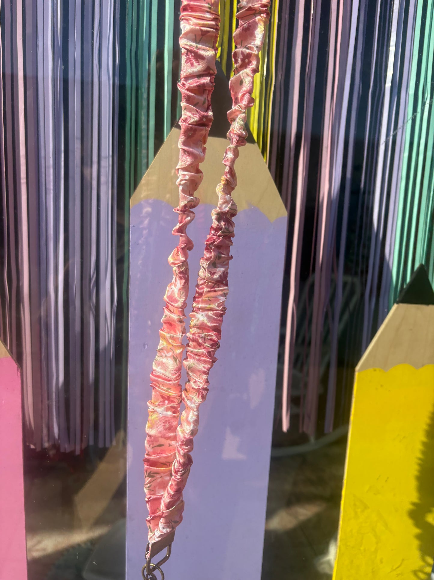 Scrunchie lanyards