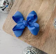 Small Royal Blue Hair Bow