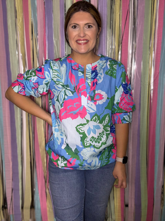 Flirting with Florals Top