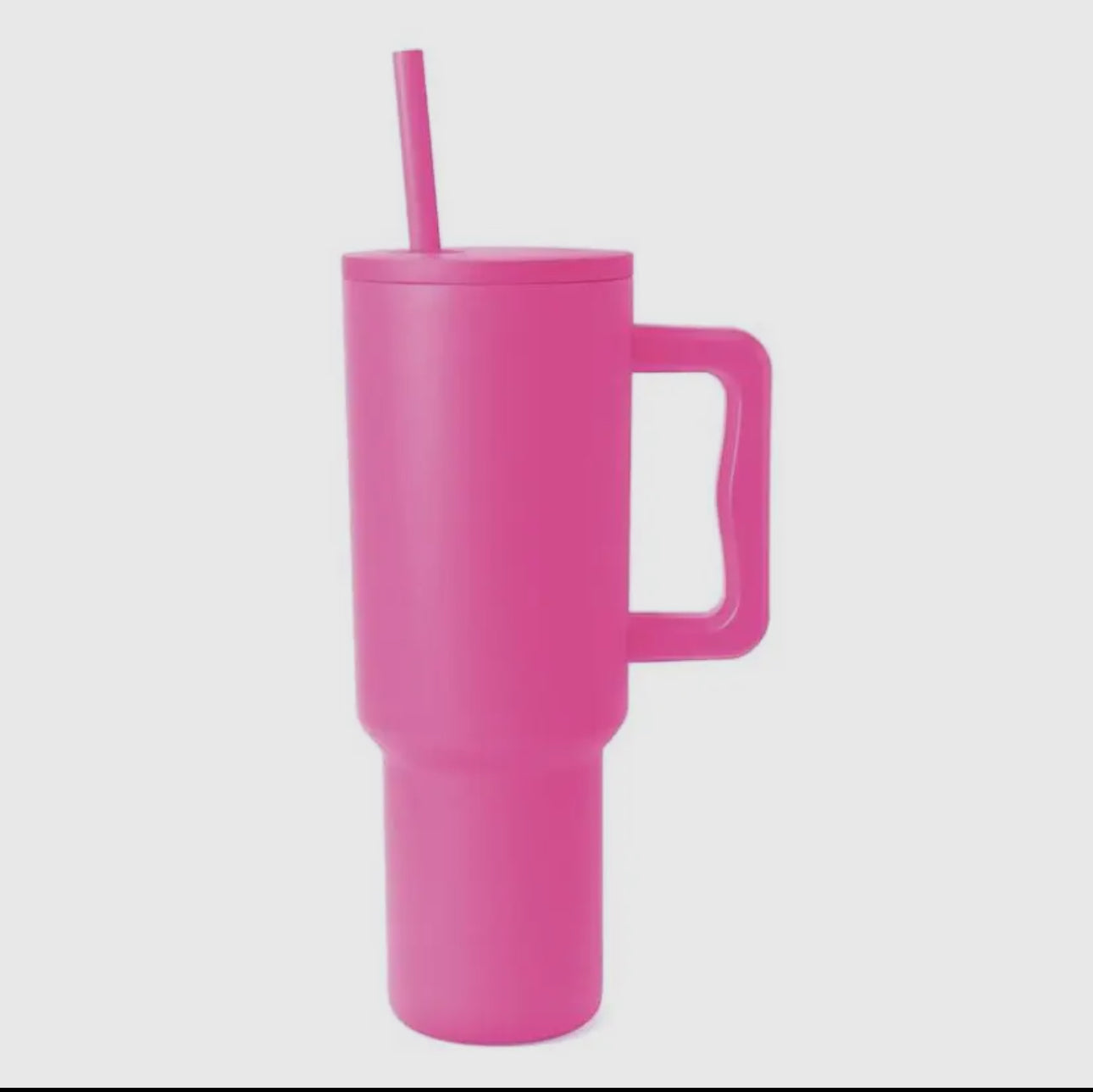 Hot pink tumbler