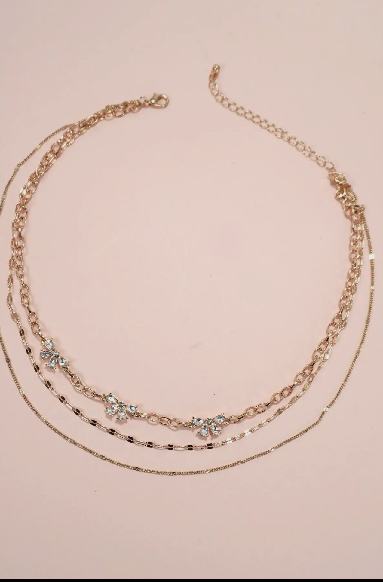 Layer Bow Necklace