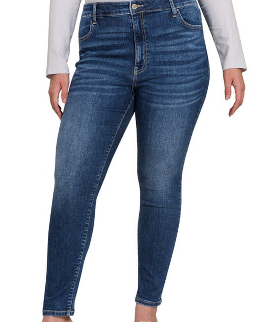 High Waist Plus Jegging Jeans
