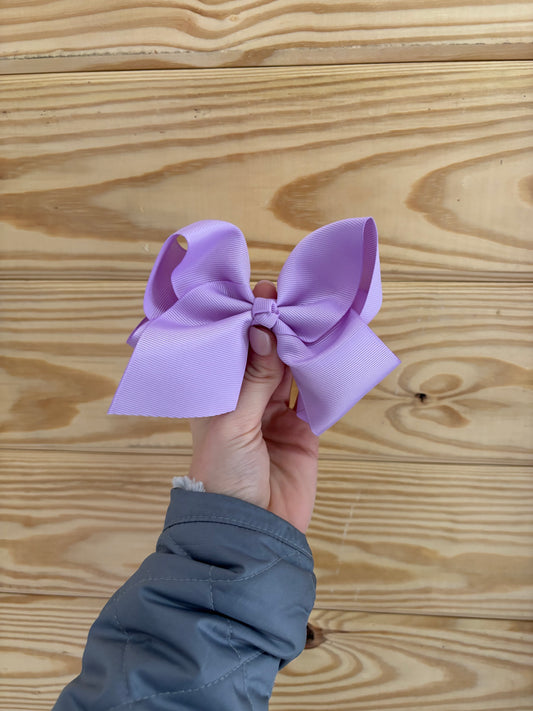 Pastel Purple Hair Bow