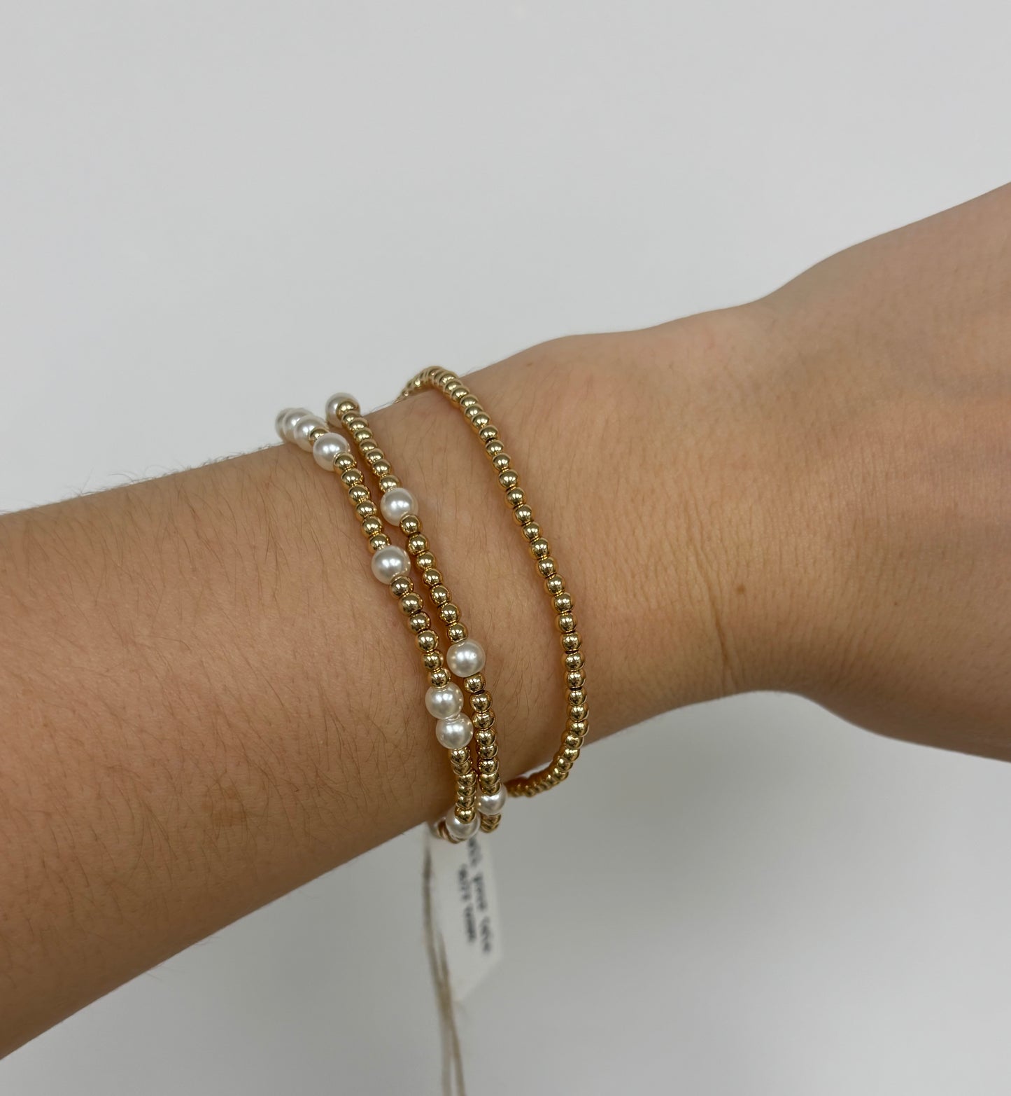 Pearl Beaded Bracelet Set