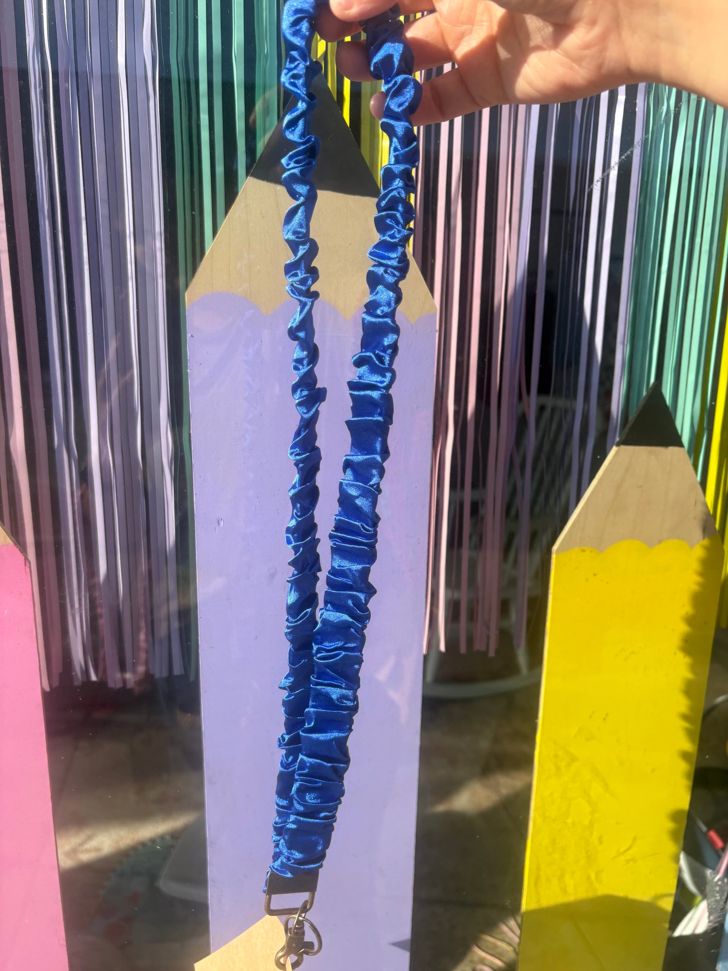 Scrunchie lanyards