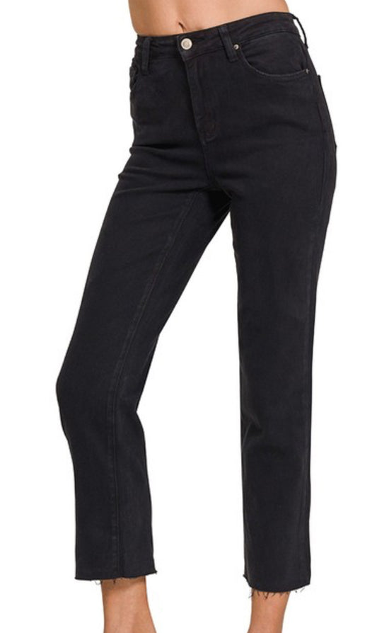 Zenana Black straight Jeans