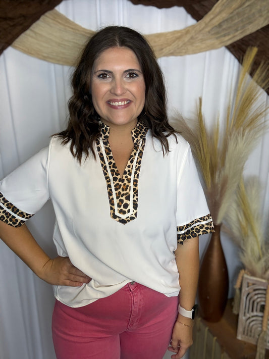 Simple and Cheetah Top