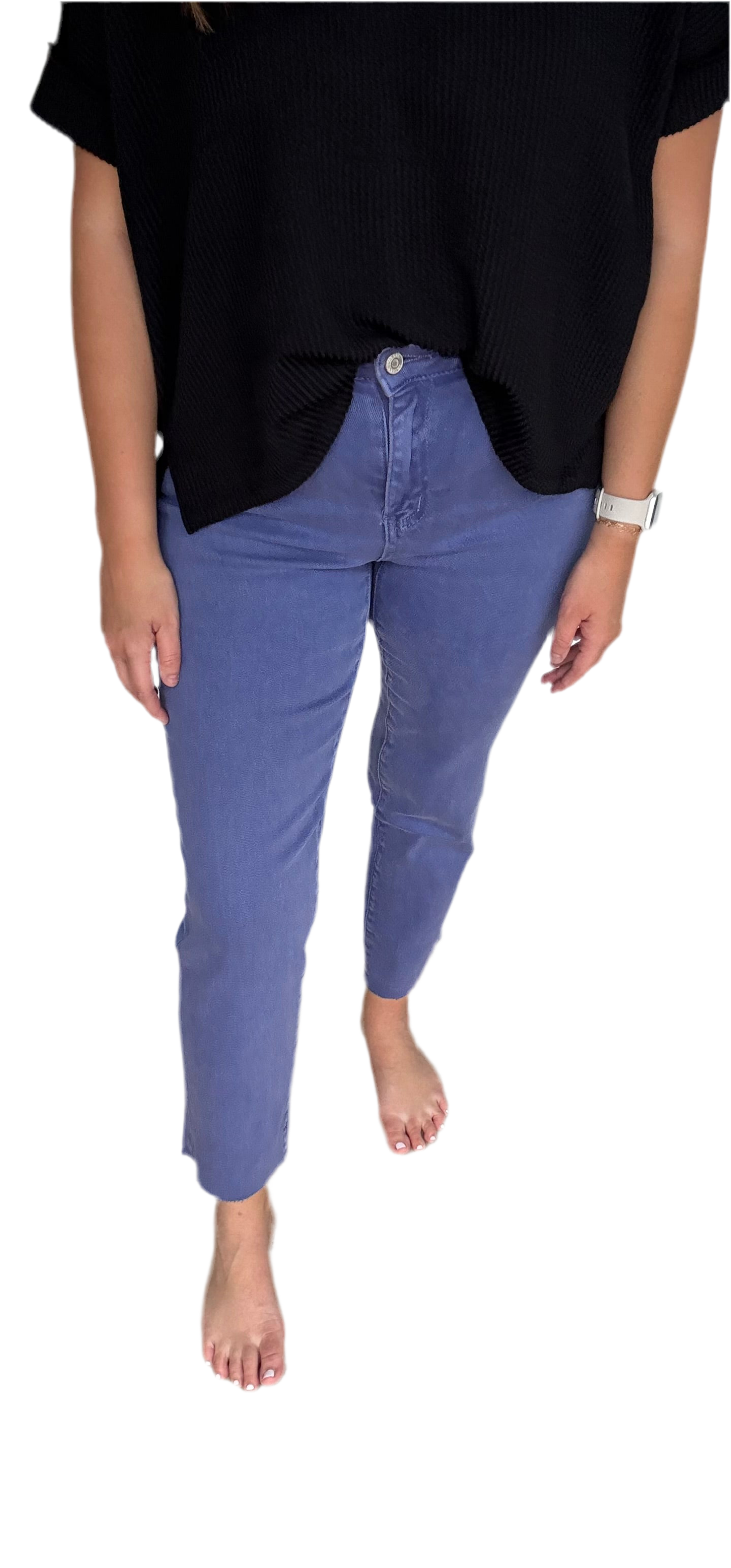 Indigo Straight Skinny Denim