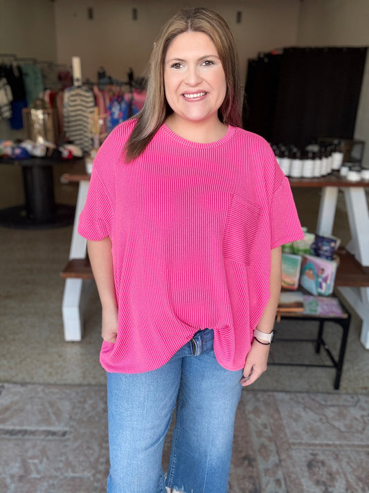 Spring Pop Curvy Top