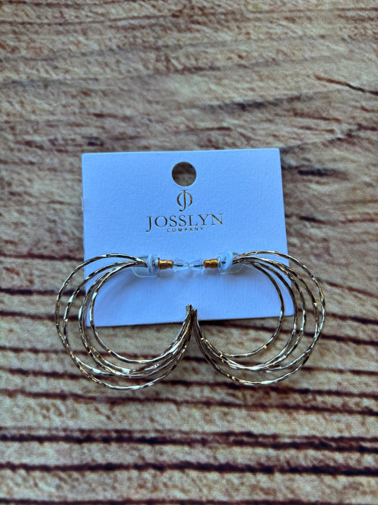 Multi Row Hoop Earrings